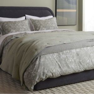 Parachute NWT Meadow Print Moss Duvet Cover and shams set Full/Queen 100% cotton